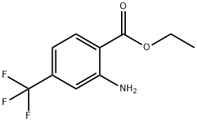 2-氨基-4-三氟甲基苯甲酸乙酯 结构式