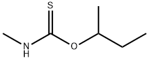 甲基硫代氨基甲酸 2-丁基酯 结构式