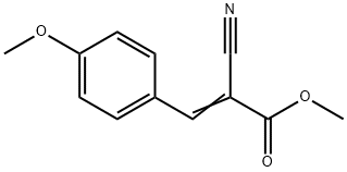 Methyl 2-cyano-3-(4-methoxyphenyl)acrylate 结构式
