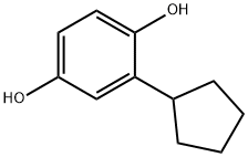 2-cyclopentylhydroquinone 结构式