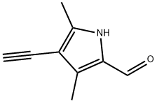 1H-Pyrrole-2-carboxaldehyde, 4-ethynyl-3,5-dimethyl- (9CI) 结构式
