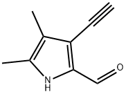 1H-Pyrrole-2-carboxaldehyde, 3-ethynyl-4,5-dimethyl- (9CI) 结构式