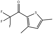 Ethanone, 1-(3,5-dimethyl-2-thienyl)-2,2,2-trifluoro- (9CI) 结构式