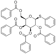 .beta.-D-Galactopyranoside, phenyl 1-thio-, tetrabenzoate 结构式