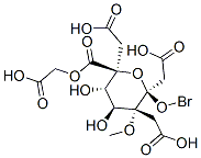 .beta.-D-Glucopyranuronic acid, 5-C-bromo-, methyl ester, tetraacetate 结构式