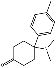 4-(p-tolyl)-4-diMethylaMinocyclohexanone 结构式