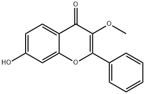 7-HYDROXY-3'-METHOXYFLAVONE 结构式