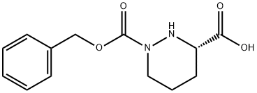 (S)-1-苄氧羰基六氢哒嗪-3-羧酸 结构式