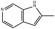 2-甲基-1H-吡咯并[2,3-C]吡啶 结构式