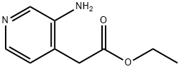 2-(3-氨基吡啶-4-基)乙酸乙酯 结构式