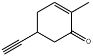 2-Cyclohexen-1-one, 5-ethynyl-2-methyl- (9CI) 结构式