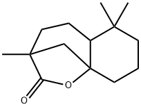 octahydro-3,6,6-trimethyl-2H-3,9a-methano-1-benzoxepin-2-one 结构式