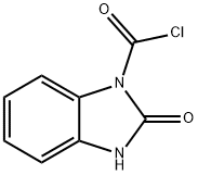 1H-Benzimidazole-1-carbonyl chloride, 2,3-dihydro-2-oxo- (9CI) 结构式