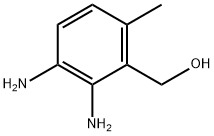 (2,3-二氨基-6-甲基苯基)甲醇 结构式