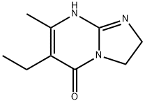 3-ethyl-4-methyl-1,5,7-triazabicyclo[4.3.0]nona-3,6-dien-2-one 结构式