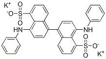 4,4'-二苯胺基-1,1'-联萘-5,5'-二磺酸二钾盐 结构式