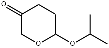 Dihydro-6-(1-Methylethoxy)-2H-pyran-3(4H)-one 结构式