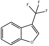 3-(三氟甲基)苯并呋喃 结构式