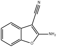 2-氨基苯并呋喃-3-甲腈 结构式