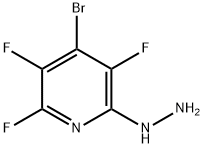 4-溴-2,3,5-三氟-6-肼吡啶 结构式