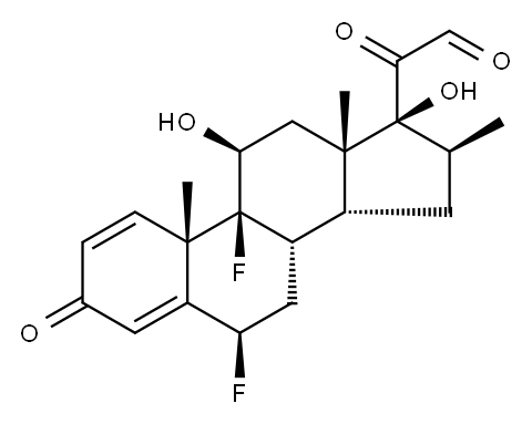 21-Dehydro FluMethasone, 65751-65-7, 结构式