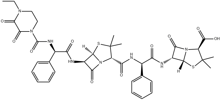 哌拉西林杂质D 结构式