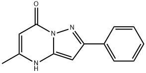 5-甲基-2-苯基吡唑并[1,5-A]嘧啶-7(4H)-酮 结构式