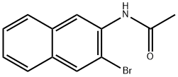 N-(3-bromo-2-naphthyl)acetamide 结构式