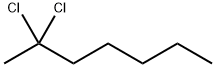 2,2-dichloroheptane 结构式