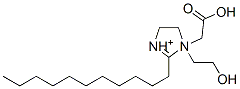 1-(carboxymethyl)-4,5-dihydro-1-(2-hydroxyethyl)-2-undecyl-1H-imidazolium 结构式
