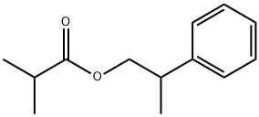 2-苯丙基异丁酸酯 结构式