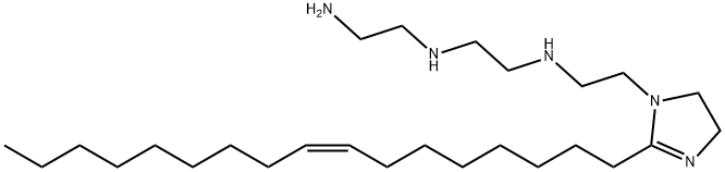 (Z)-N-(2-aminoethyl)-N'-[2-[2-(8-heptadecenyl)-4,5-dihydro-1H-imidazol-1-yl]ethyl]ethylenediamine 结构式