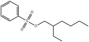 Benzenesulfonic acid, 2-ethylhexyl ester Structure