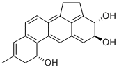 1,9,10-Trihydroxy-9,10-dihydro-3-methylcholanthrene (1-alpha,9-alpha,1 0-beta) Structure