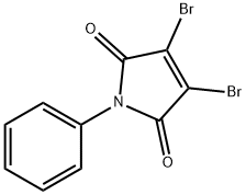 3,4-DIBROMO-1-PHENYL-PYRROLE-2,5-DIONE 结构式