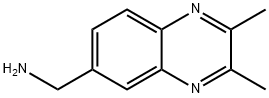 6-Quinoxalinemethanamine,2,3-dimethyl-(9CI) Structure