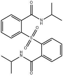2,2'-Sulfonylbis[N-(1-methylethyl)benzamide] 结构式