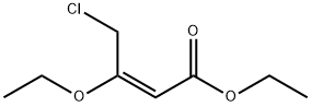 (E)-4-氯-3-乙氧基-2-丁烯酸乙酯, 65840-68-8, 结构式