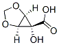 2,4-Dioxabicyclo[3.1.0]hexane-6-carboxylicacid,6-hydroxy-,(1alpha,5alpha,6beta)-(9CI) Structure