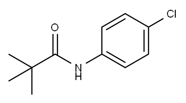 4'-氯代新戊酰苯胺 结构式