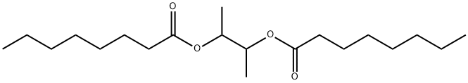 Octanoic acid, 1,2-dimethyl-1,2-ethanediyl ester 结构式