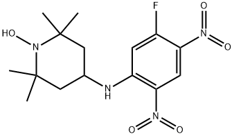 N-(2,5-dinitro-4-fluorophenyl)-4-amino-2,2,6,6-tetramethylpiperidinooxy Structure