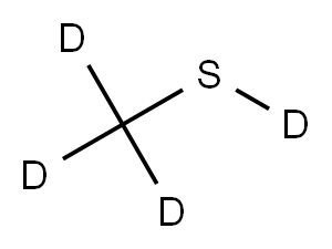 巯基甲烷-D4, 65871-23-0, 结构式