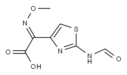 2-(2-Formamidothiazole-4-yl)-2-methoxyimino acetic acid  Structure
