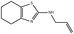 N-烯丙基-4,5,6,7-四氢-1,3-苯并噻唑-2-胺 结构式