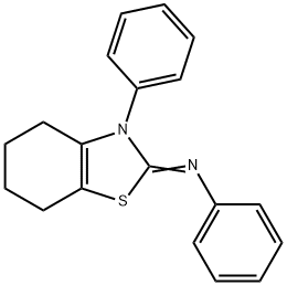 N-(3-PHENYL-4,5,6,7-TETRAHYDROBENZO[D]THIAZOL-2(3H)-YLIDENE)ANILINE Structure