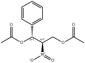(1RS,2RS)-2-硝基-1-苯基三亚甲基双醛酸酯, 65934-94-3, 结构式
