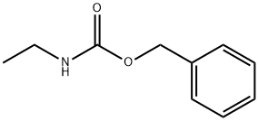 Ethylcarbamic acid phenylmethyl ester Structure