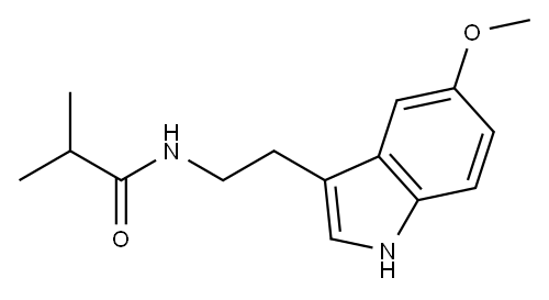 5-methoxy-N-isobutanoyltryptamine 结构式