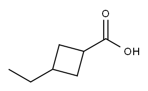 3-ETHYLCYCLOBUTANECARBOXYLIC ACID, 66016-16-8, 结构式